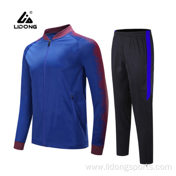 Fashion Long Sleeve Custom Logo Tracksuit Men